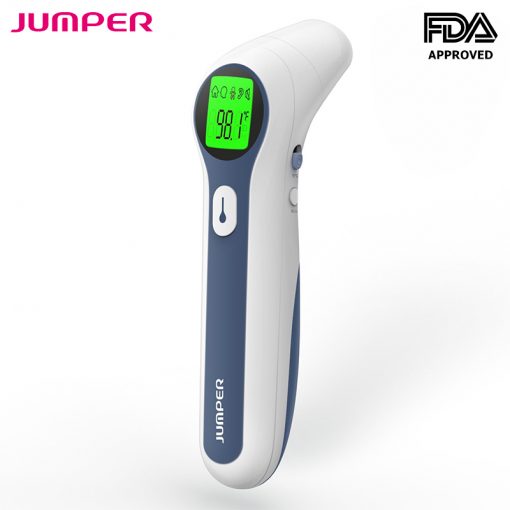 Nhiệt kế điện tử hồng ngoại không tiếp xúc đo trán và tai Jumper JPD-FR300
