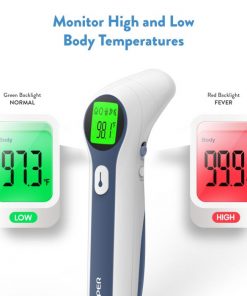 Nhiệt kế điện tử hồng ngoại đo trán và tai Jumper JPD-FR300 10 4 5