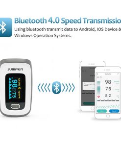 Máy đo nồng độ oxy máu và nhịp tim Jumper JPD-500F (Bluetooth) 12 500F 4