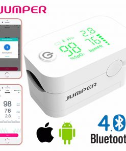 Jumper New Finger Pulse Oximeter With Bluetooth Fingertip Oximetro de pulso de dedo LED Pulse Oximeters